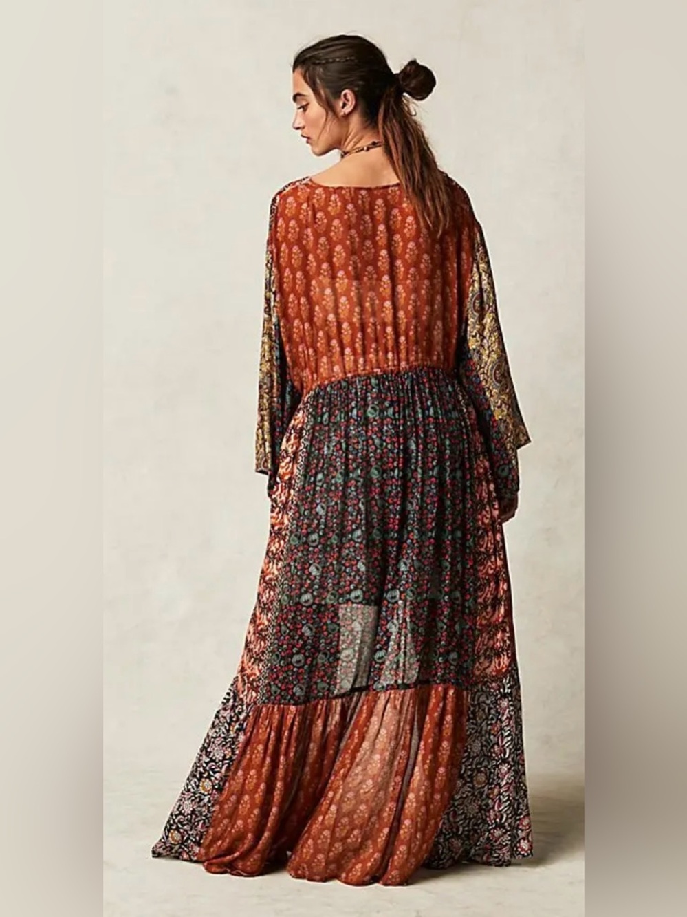 NWOT- FREE PEOPLE Bombay Kimono - Picture 2 of 8